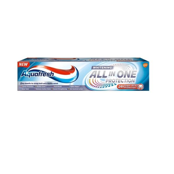 Зубна паста Aquafresh All-in-One Відбілююча 100 мл (5054563157164) VBВ00282654 фото