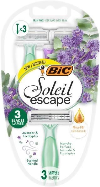 Набір бритв без змінних катриджів BIC Soleil Escape Lavanda 3 шт (3086123710856) VBВ00315503 фото