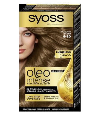 Фарба для волосся SYOSS Oleo Intense 6-80 Золотистий русявий 115 мл (9000100840897) VBВ00038663 фото