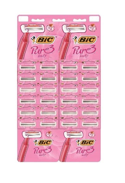 Станок для бритья Bic Pure 3 Lady 1 шт (3086123395688) VBВ00293955 фото