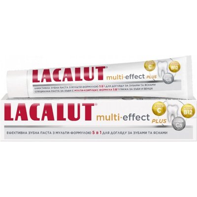 Зубна паста Lacalut Multi-effect Plus 75 мл (4016369661543) VBВ00284136 фото