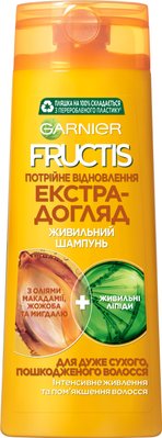 Шампунь Garnier Fructis Потрійне відновлення олія-догляд для сухого та пошкодженого волосся 400 мл (3600542065962) VBВ00040991 фото