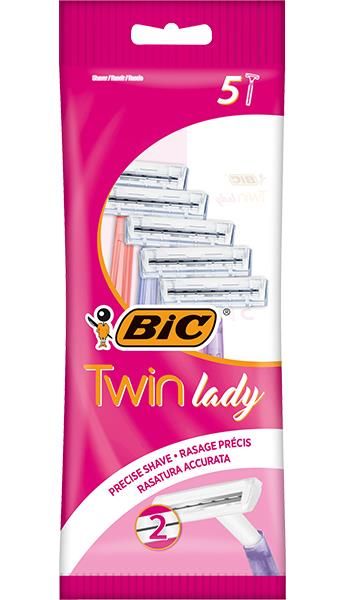 Набор бритв Bic Twin Lady без сменных катриджей 5 шт (3086127500934) VBВ00149077 фото