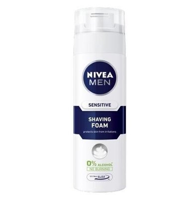 Піна для гоління Nivea Men для чутливої шкіри з екстрактом ромашки 200 мл (4005808588824) VBВ00279802 фото