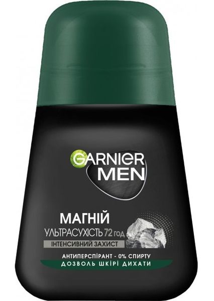 Антиперспірант Garnier Men Mineral Магній Ультрасухість Роликовий 50 мл (3600542310031) VBВ00097674 фото