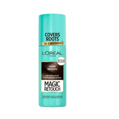 Тонирующий спрей для волос L'Oreal Paris Magic Retouch 75 мл Темно-каштановый (3600523192694) VBВ00307404 фото