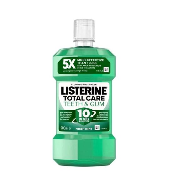 Ополіскувач для ротової порожнини Listerine Total Care 500 мл .(3574661287522) VBВ00304843 фото