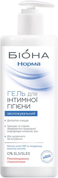 Гель для интимной гигиены Биокон Доктор Биокон Биона-норма 275 г (4820008317650) VBВ00284261 фото