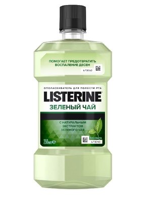 Ополіскувач для ротової порожнини Listerine Зелений чай 250 мл.(3574661253350) VBВ00304844 фото