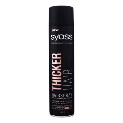 Лак для волосся Syoss Thicker Hair фіксація 4 400 мл (5410091751555) VBВ00097793 фото