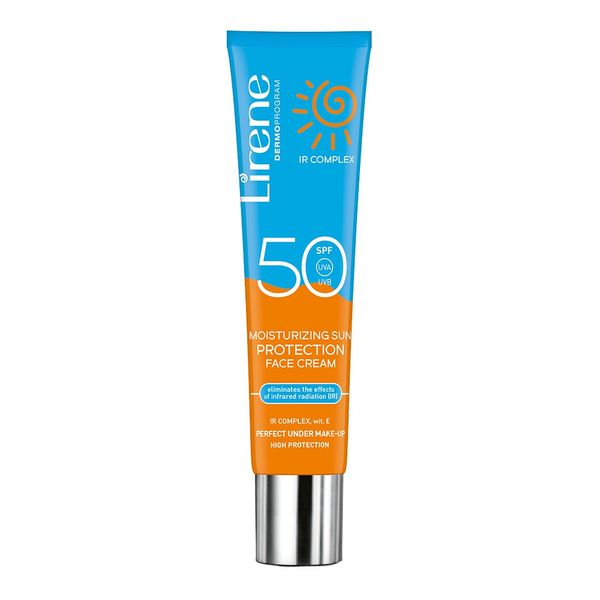 Захисний крем для засмаги обличчя Lirene SPF 50 40 мл. (5900717317338) VB000063051 фото