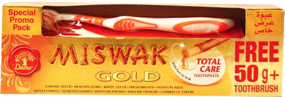 Dabur Зубна паста Miswak Gold + щітка С22752 фото