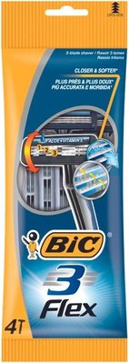 Набір бритв Bic Flex 3 без змінних катриджів 4 шт (3086123242524) VBВ00148666 фото