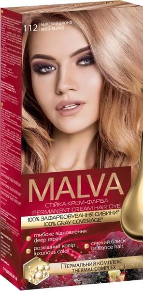 Крем-фарба для волосся Acme-color Malva № 112 Бежевий блонд 116 г (4820000308564) VBВ00146893 фото