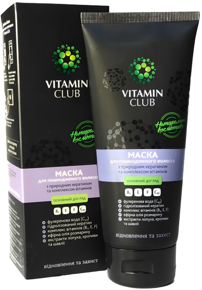 Vitamin Club Маска для поврежденных волос С39840 фото