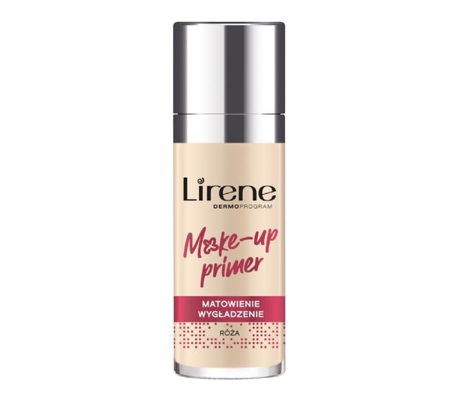 Lirene - Make-up Primer - Матово-разглаживающая основа под макияж ROSE 30 мл(5900717631618) VB000069515 фото