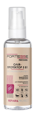 Олія 5 в 1 Fortesse Pro Repair & Protect відновлювальна для сухого пошкодженого волосся 60 мл (4823115501523) VBВ00301942 фото