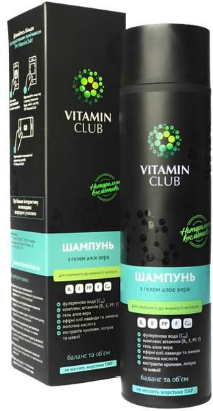 Vitamin Club Шампунь с гелем Алое Вера С39835 фото