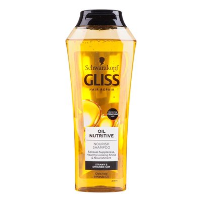 Шампунь Gliss Kur Oil Nutritive для сухого та пошкодженого волосся 250 мл (9000100398435) VB3196      фото