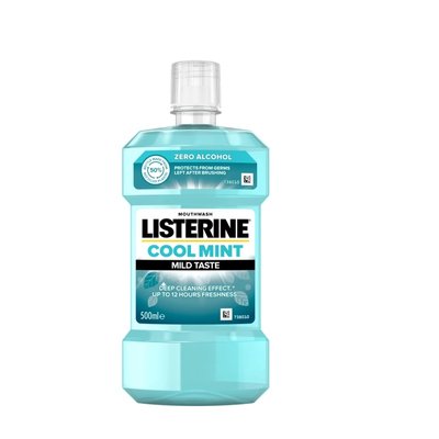 Ополаскиватель для полости рта Listerine Свежая мята 500 мл.(3574661021775) VBВ00302700 фото